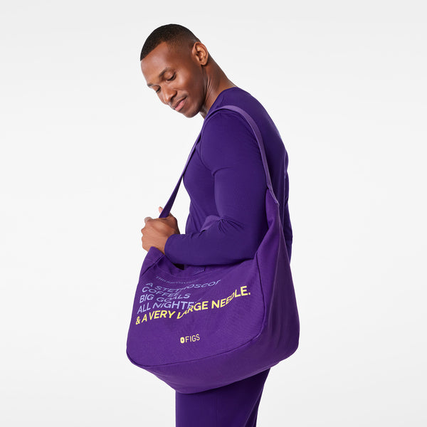 Purple Pulse A Very Large Needle Tote