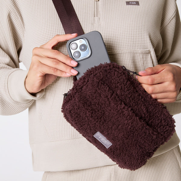 Espresso High Pile Belt Bag