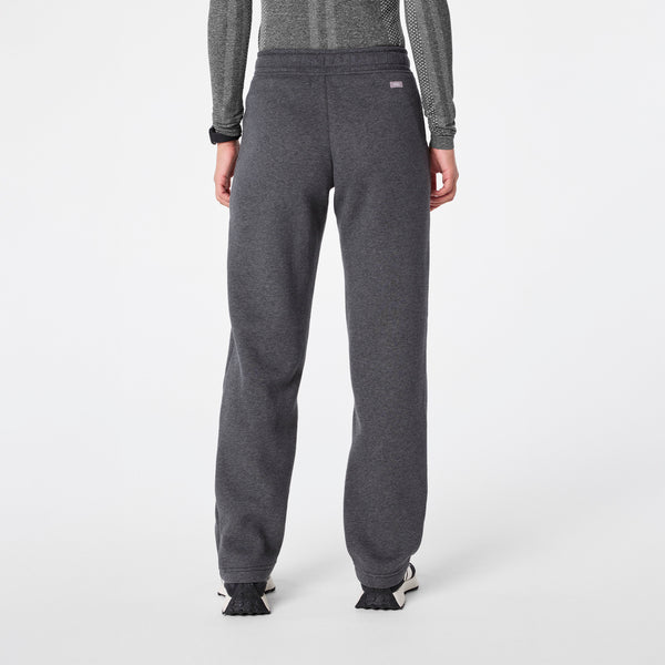 women's Charcoal Heather Grey Off-Shift Straight Leg - Sweatpant™