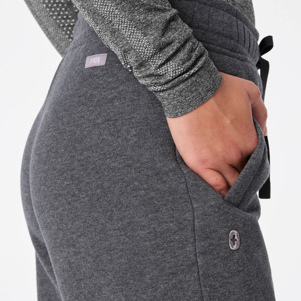 women's Charcoal Heather Grey Off-Shift Straight Leg - Sweatpant™