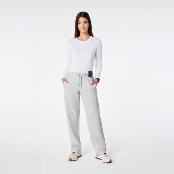 women's Heather Grey Off-Shift Straight Leg - Sweatpant™