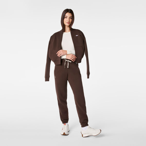 women's Hot Fudge Off-Shift Bomber Sweatshirt™