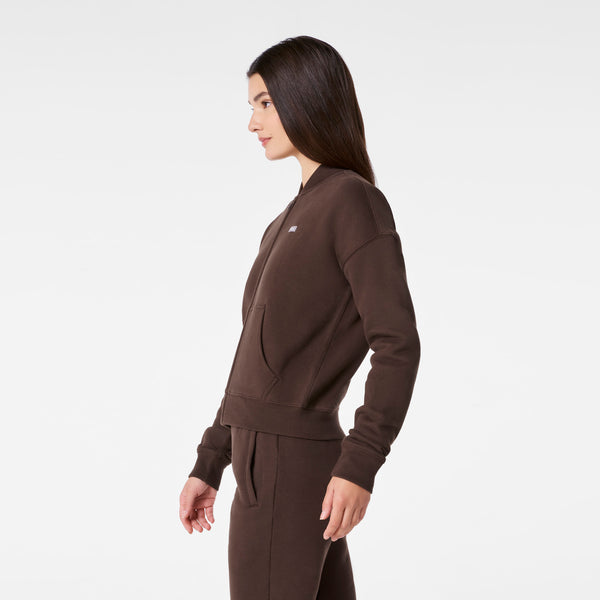 women's Hot Fudge Off-Shift Bomber Sweatshirt™