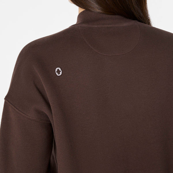 women's Hot Fudge Off-Shift Bomber Sweatshirt™