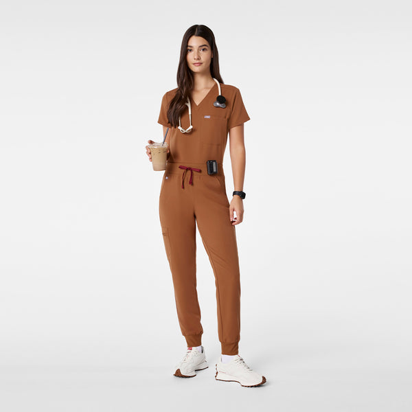 women's Mocha High Waisted Zamora - Tall Jogger Scrub Pant™