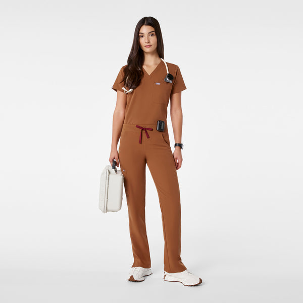 women's Mocha Kade - Petite Cargo Scrub Pant™