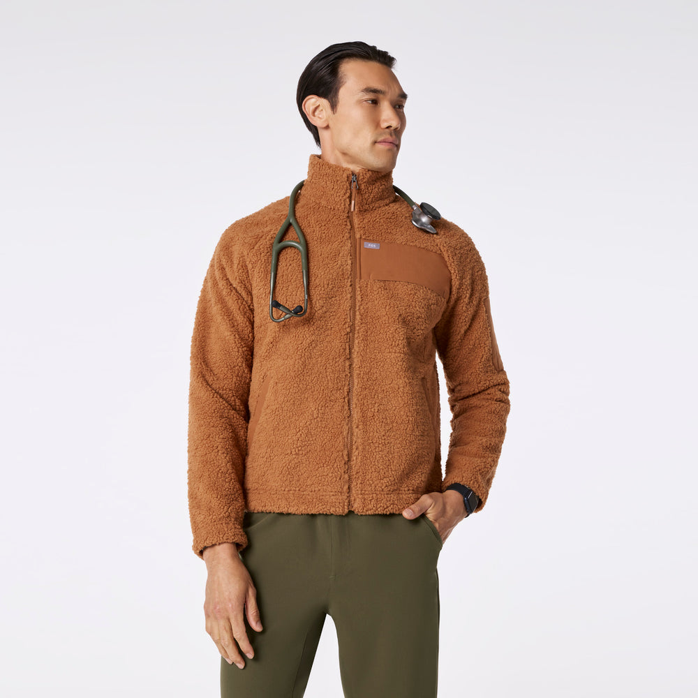 men's Mocha On Shift High Pile - Bomber Jacket™