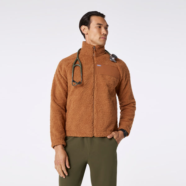 men's Mocha On Shift High Pile - Bomber Jacket™