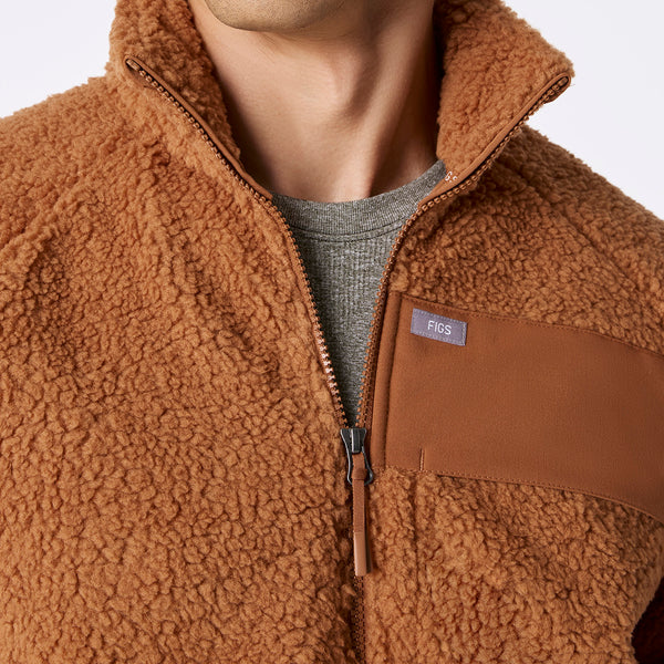 men's Mocha On Shift High Pile - Bomber Jacket™