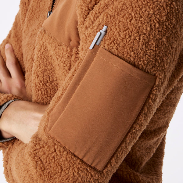 men's Mocha On Shift High Pile - Bomber Jacket™