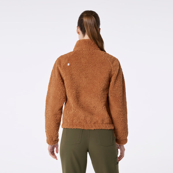 women's Mocha On-Shift High Pile - Bomber Jacket™