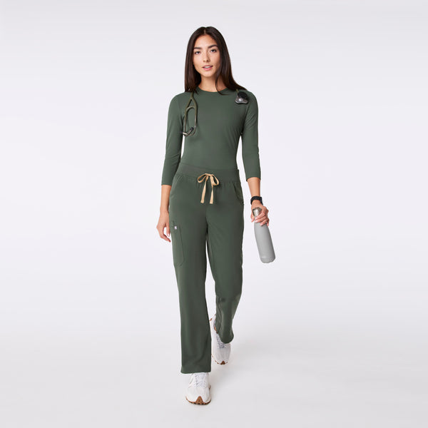 women's Moss Ribbed - ¾ Sleeve Underscrub