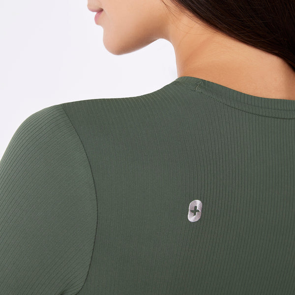 women's Moss Ribbed - ¾ Sleeve Underscrub