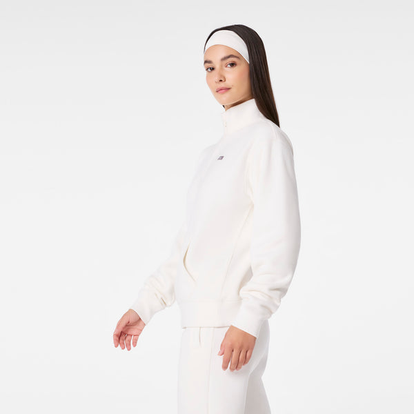 women's Off White Off-Shift ¼ Zip - Sweatshirt™