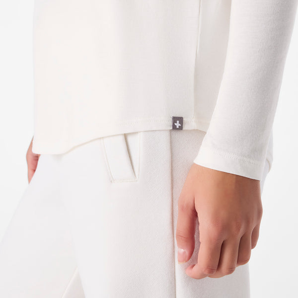 women's Off White Tis The Season Supersoft - Longsleeve Underscrub