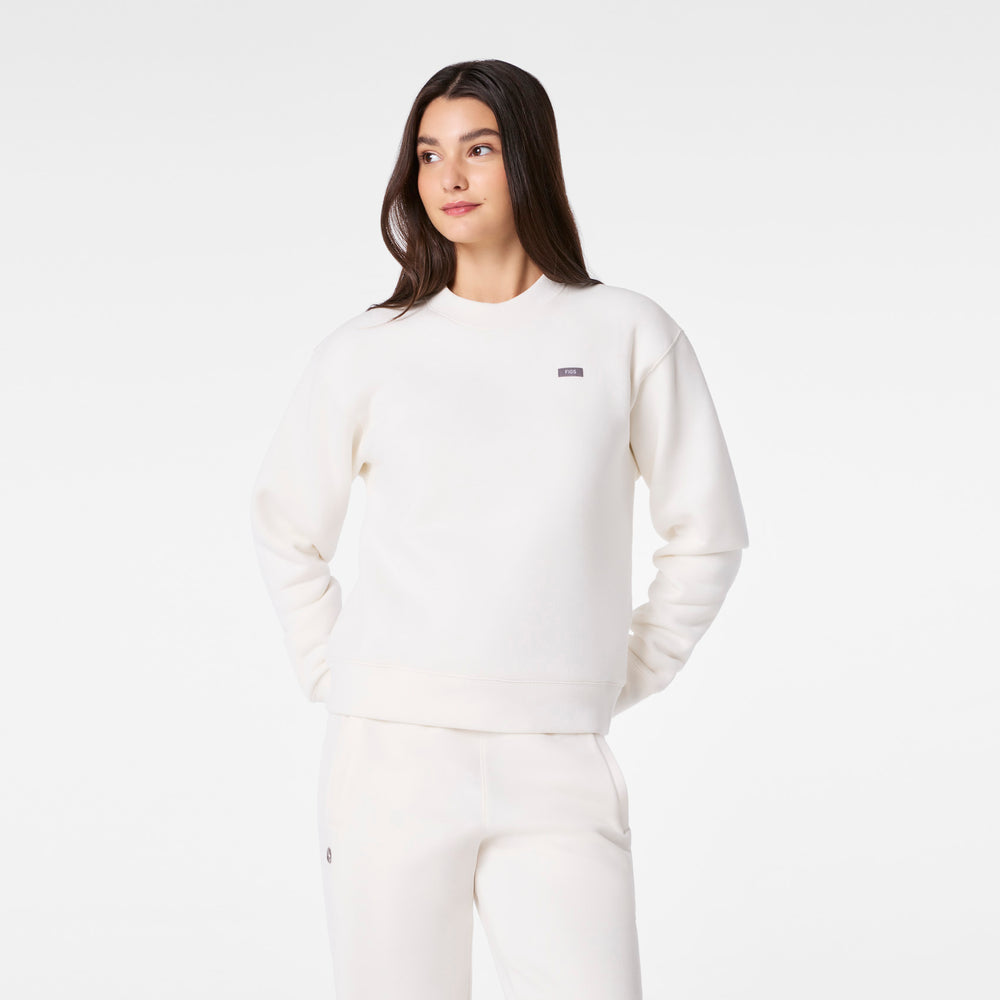 women's Off White Off-Shift Relaxed - Crewneck Sweatshirt™