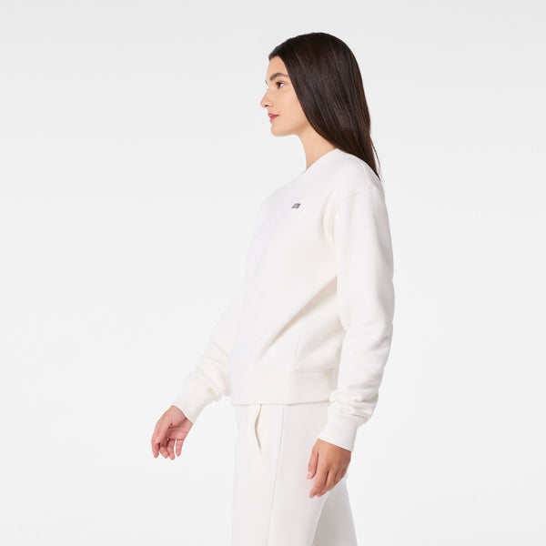 women's Off White Off-Shift Relaxed - Crewneck Sweatshirt™