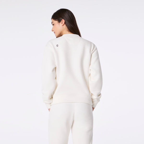 women's Off White Off-Shift Relaxed - Crewneck Sweatshirt™