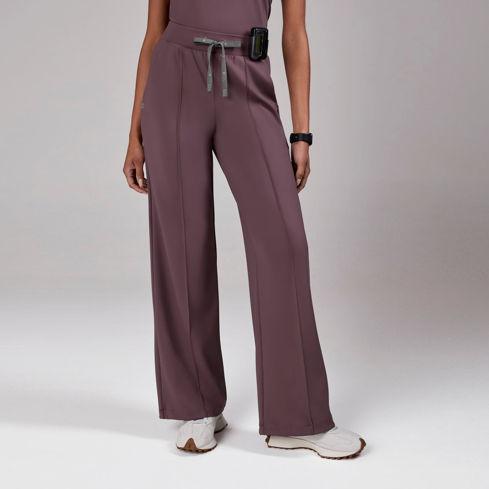 women's Plum High Waisted Salina FORMx Wide Leg - Tall Scrub Pant™