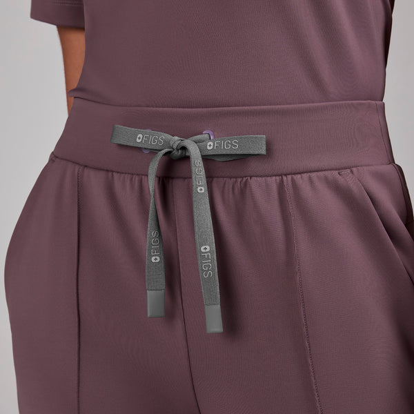 women's Plum High Waisted Salina FORMx Wide Leg - Petite Scrub Pant™