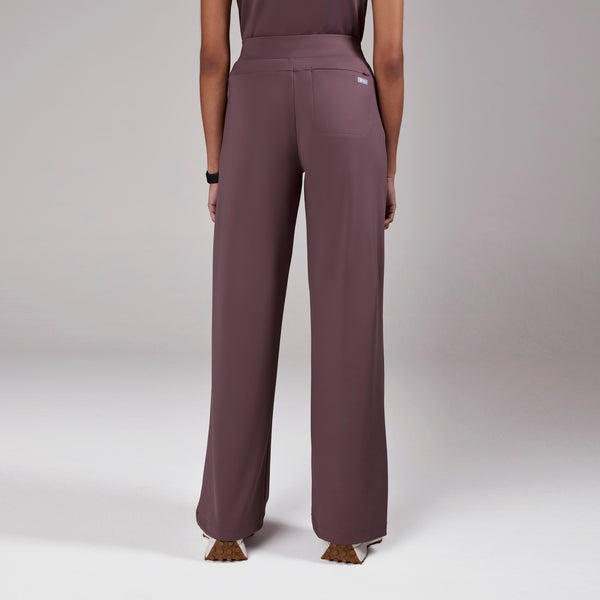 women's Plum High Waisted Salina FORMx Wide Leg - Tall Scrub Pant™