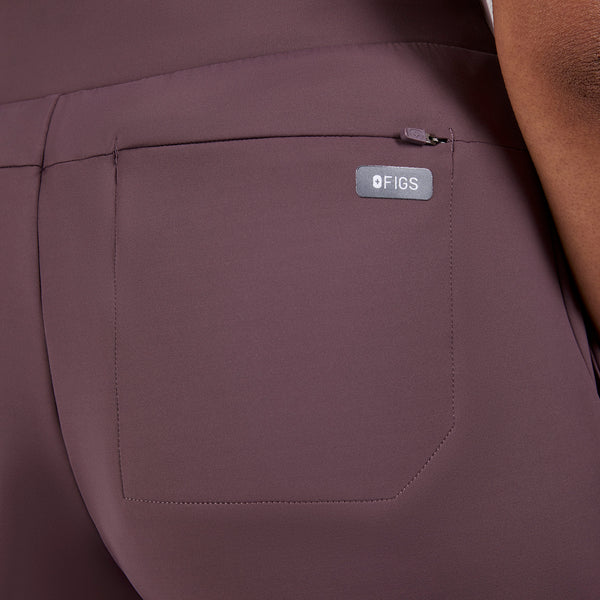 women's Plum High Waisted Salina FORMx Wide Leg - Petite Scrub Pant™