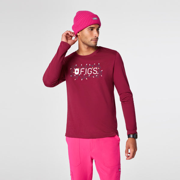Shocking Pink FIGS Logo Beanie