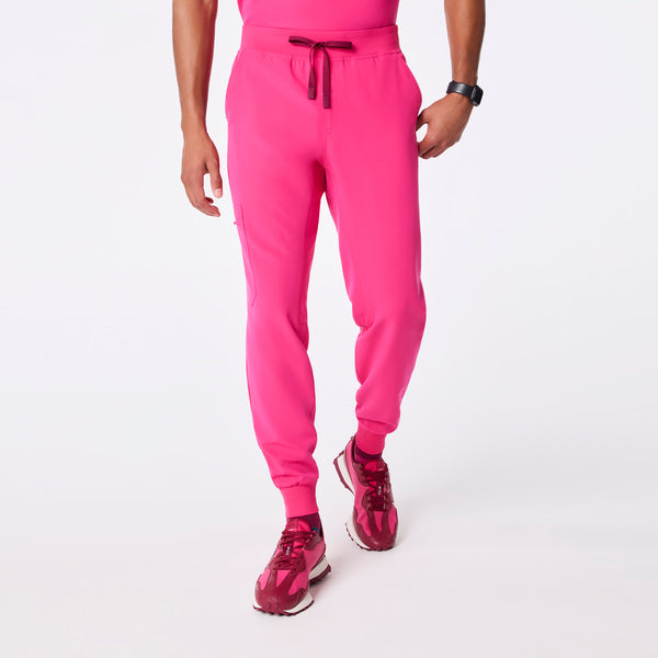 men's Shocking Pink Brey Jogger - Scrub Pant