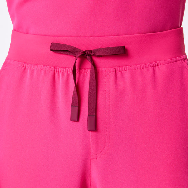 men's Shocking Pink Brey Short Jogger - Scrub Pant