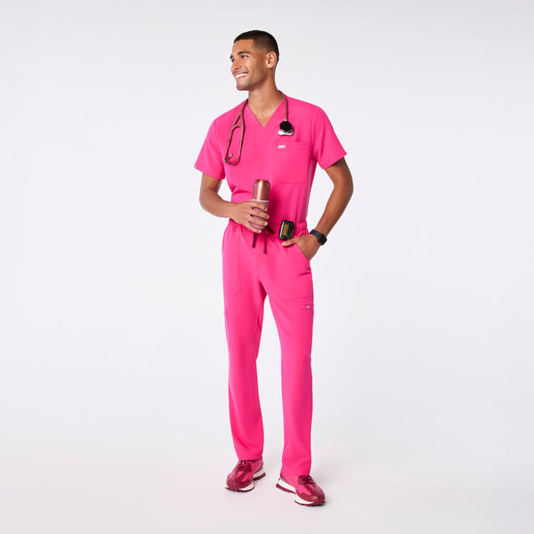 men's Shocking Pink Cairo - Short Cargo Scrub Pant™