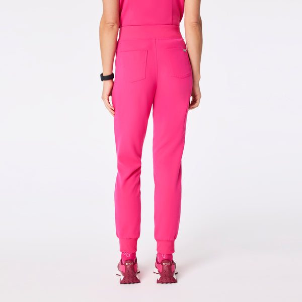 women's Shocking Pink High Waisted Zamora - Jogger Scrub Pant™