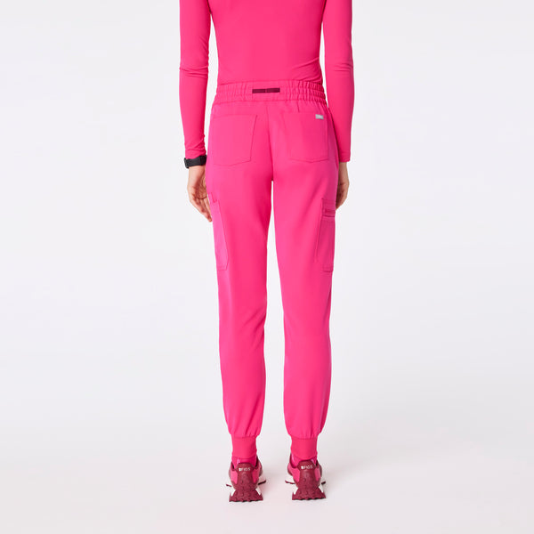 women's Shocking Pink Uman Relaxed Tall Jogger Scrub Pant