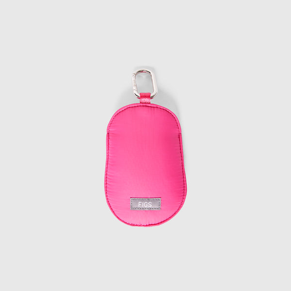 Shocking Pink Smile Bag Charm