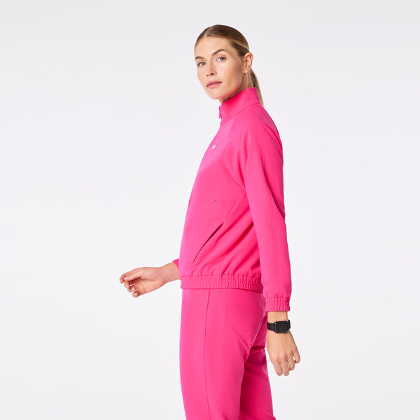 women's Shocking Pink Sydney -  Scrub Jacket
