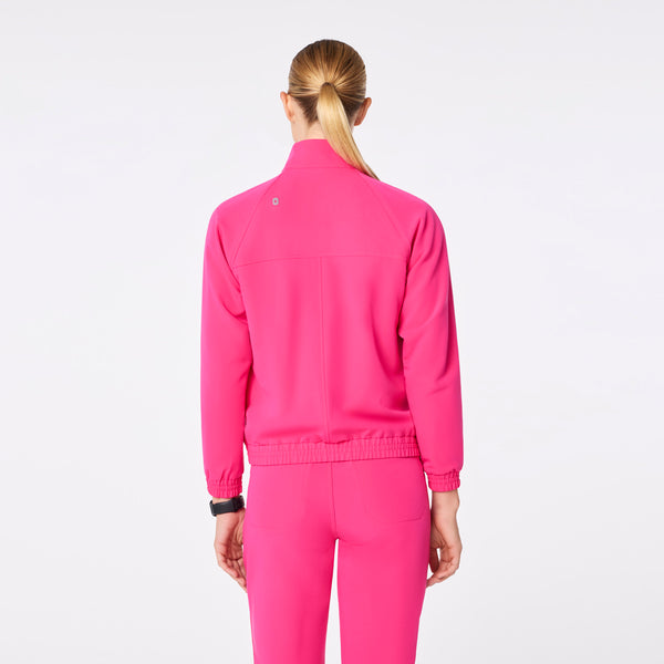 women's Shocking Pink Sydney -  Scrub Jacket