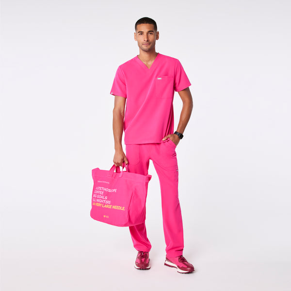 Shocking Pink A Very Large Needle Tote