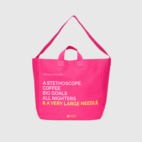Shocking Pink A Very Large Needle Tote