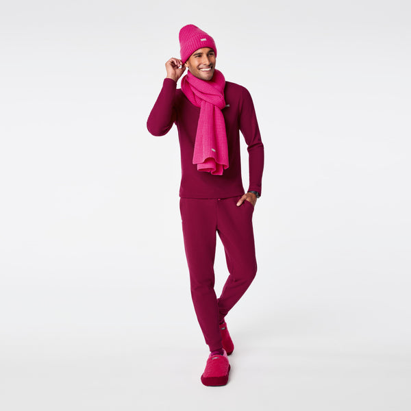 Shocking Pink Waffle Beanie