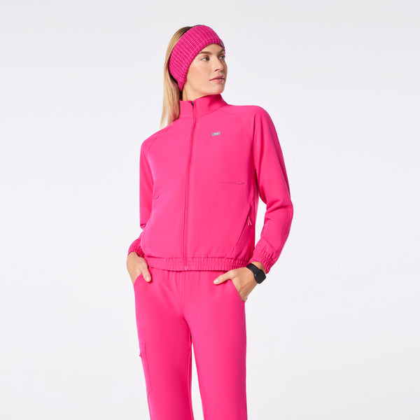 Shocking Pink Waffle Earwarmer