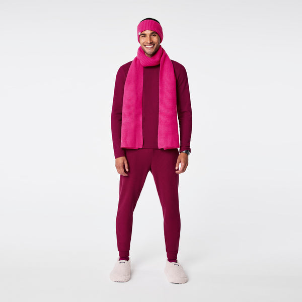 Shocking Pink Waffle Earwarmer