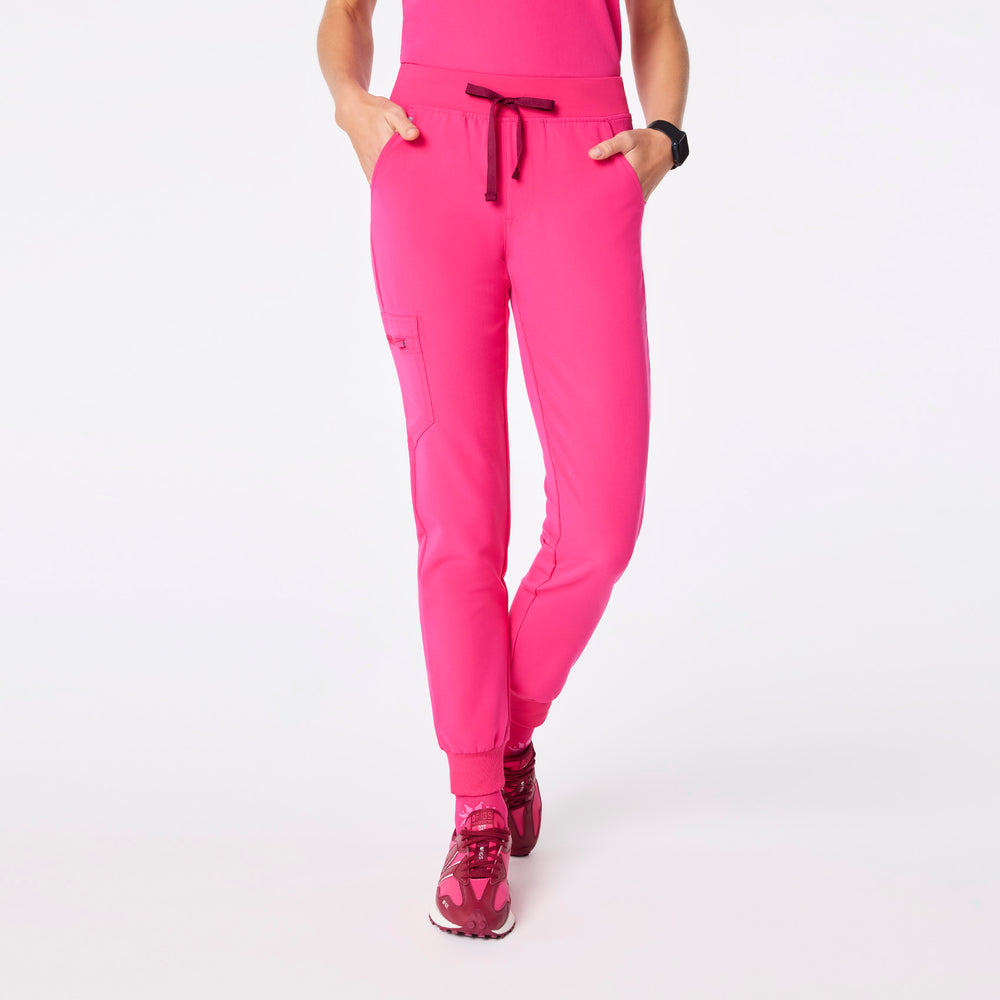 women's Shocking Pink  Zamora - Petite Jogger Scrub Pant™
