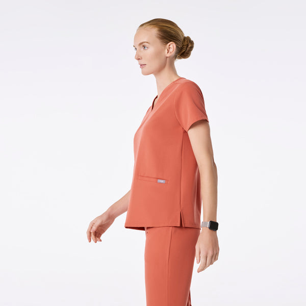 women's Spiced Cider Casma - Three-Pocket Scrub Top™