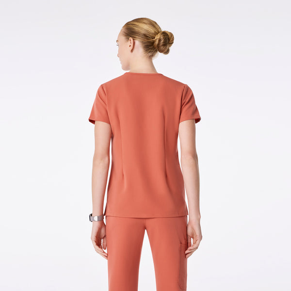 women's Spiced Cider Casma - Three-Pocket Scrub Top™