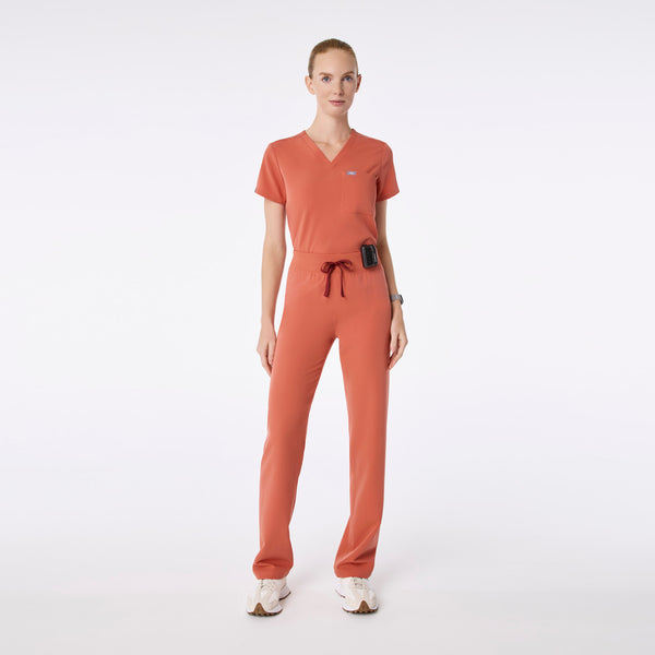 women's Spiced Cider High Waisted Livingston - Basic Scrub Pant™