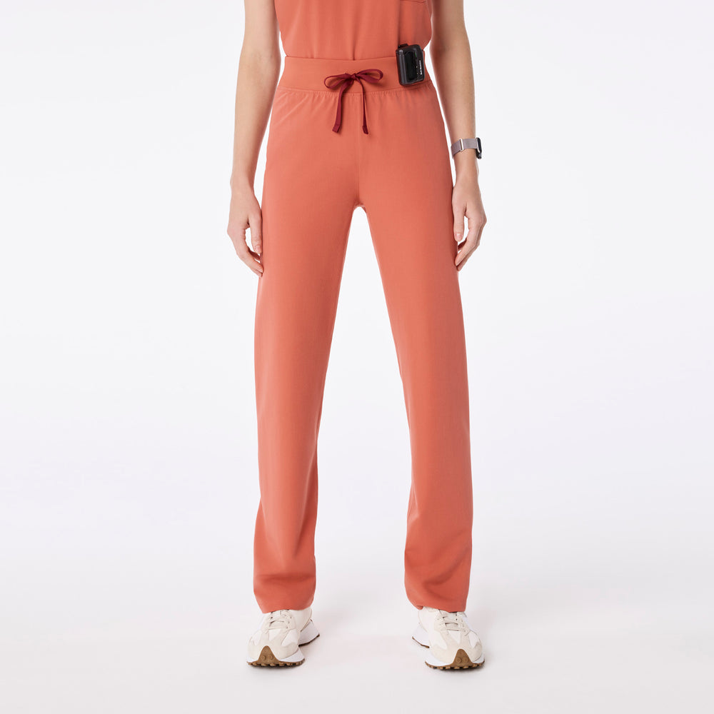 women's Spiced Cider High Waisted Livingston - Petite Basic Scrub Pant™