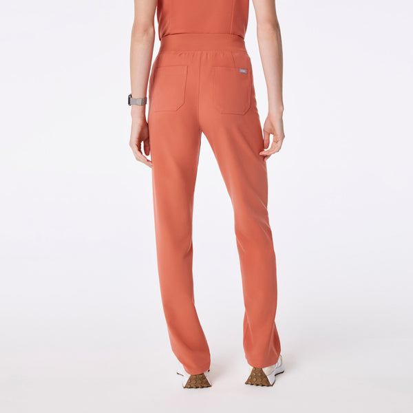 women's Spiced Cider High Waisted Livingston - Petite Basic Scrub Pant™
