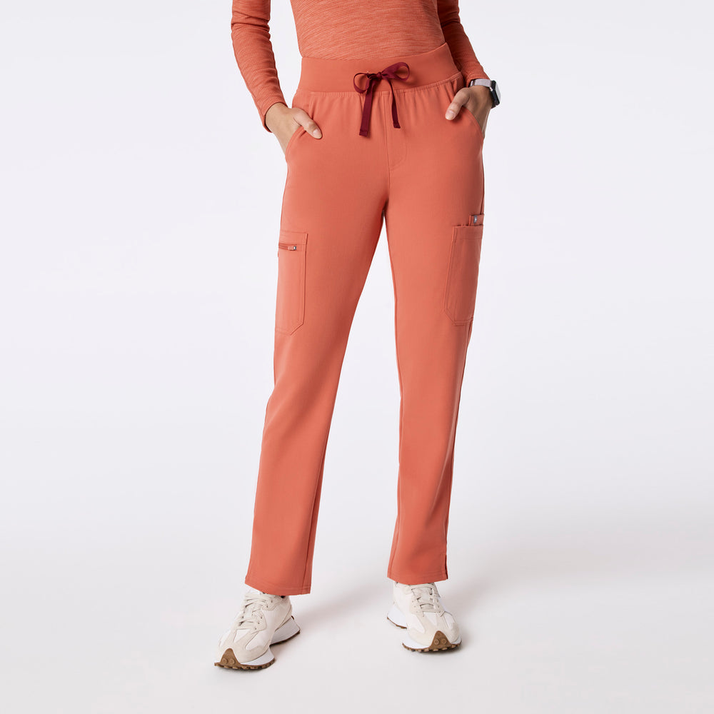 women's Spiced Cider High Waisted Yola - Petite Skinny Scrub Pant™