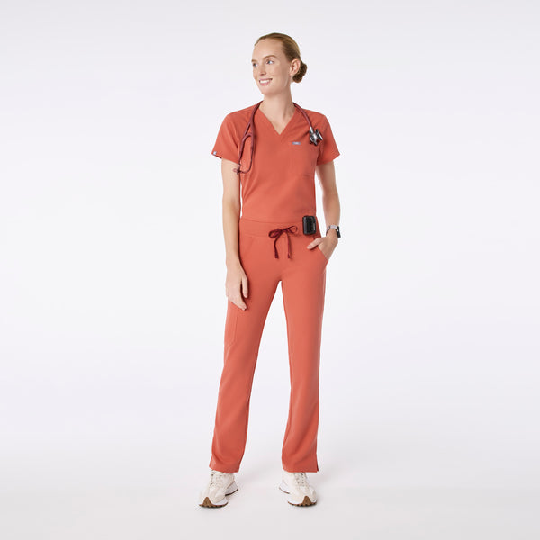 women's Spiced Cider Kade - Tall Cargo Scrub Pant™