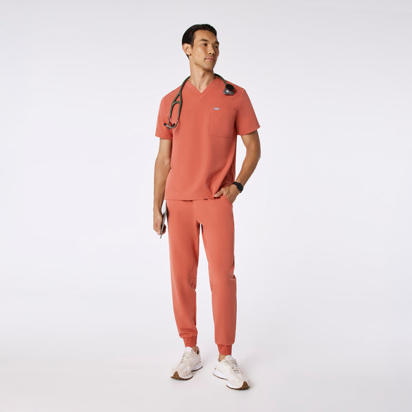 men's Spiced Cider Leon - Three-Pocket Scrub Top™