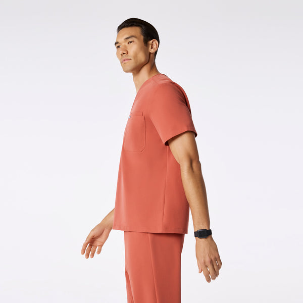 men's Spiced Cider Leon - Three-Pocket Scrub Top™